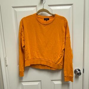 ME+EM Orange Sweater Top